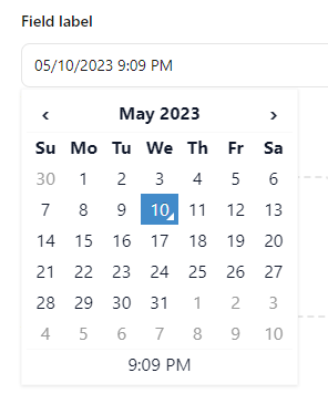 Date field